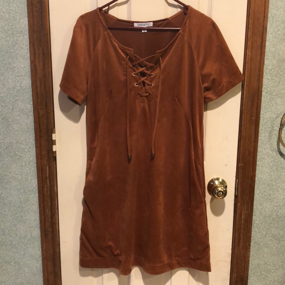 Patrons of Peace lace up dress